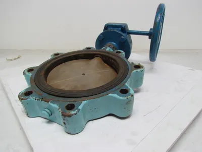 Dezurik 9207954 8" Butterfly Valve Flanged EPDM Seat Manual Gear Actuator
