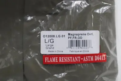 TINGLEY O12008 Magnaprene Flame Resistant Rain BIB 2X LARGE STK SGF95
