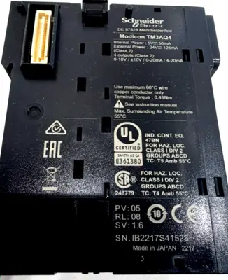 NEW SCHNEIDER ELECTRIC TM3AQ4 MODICON ANALOG OUTPUT MODULE