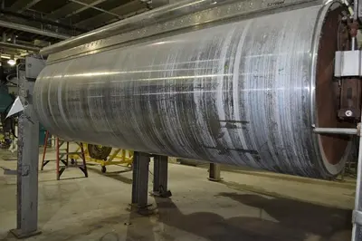Dryer, Drum, Double, 42"x120", Chrome, PFE Rolls, 160 PSI A #D745513