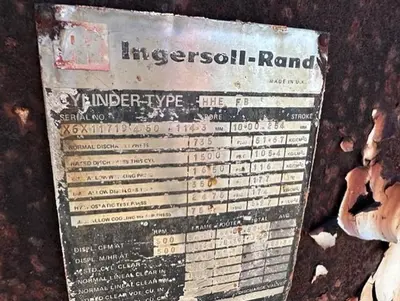 USED INGERSOLL RAND 4HHE-FB-3-1