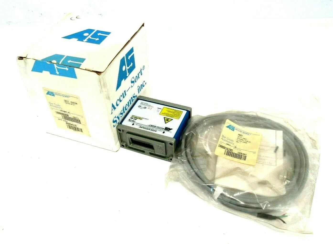 NEW ACCU-SORT 1000006998 BAR CODE SCANER MODULE W/CABLE 1000016285
