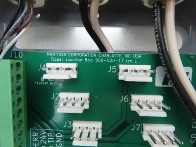 Mantissa Conveyor 000-120-17 Control Board Junction Box - Package Sorter Tipper