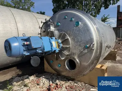 Used Feldmeier 15,000 Liter Feldmeier Reactor, 316L S/S, 60/90# Reactors Ohio US | Federal Equipment Company #1090471