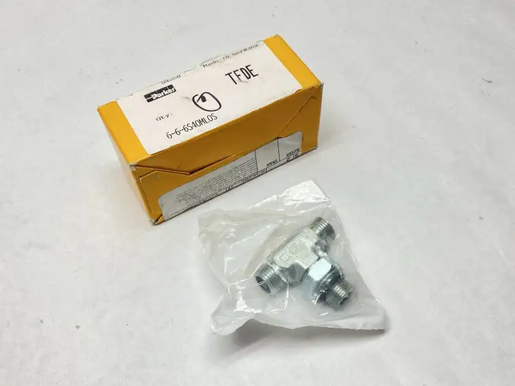 New | in-Stock PARKER SEAL-LOK O-RING FACE SEAL TUBE ORFS BRANCH TEE 3/8" OD TUBE Hoses | Maverick Industrial Sales #1099821