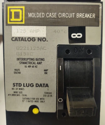 USED Square D Q221125AC