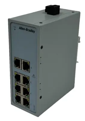 ALLEN BRADLEY 1783-US8T STRATIX 2000 ETHERNET SWITCH SER. A PRE-OWNED USED