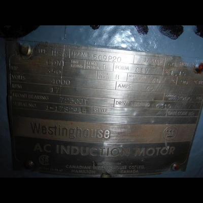 Westinghouse 350 hp Motor