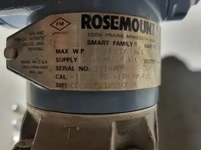 USED ROSEMOUNT 3051CD2A05A1AS5C6Q4