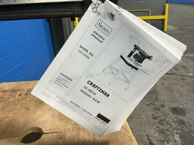 Used CRAFTSMAN 113.23110 Woodworking Radial Arm Saws Ohio US | HGR 24 #1345451