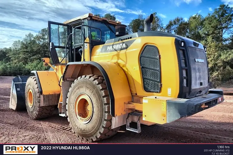 Used 2022 HYUNDAI HL980A Wheel Loaders Alabama US | Proxy Equipment #1377898