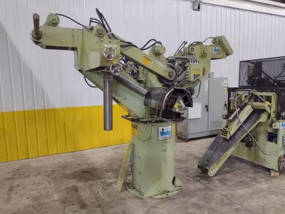 18” X .175”  X 8,000 LBS CWP MODEL #SFAC4-20 SPACE-SAVER AUTOMATIC DOUBLE END SERVO COIL FEED LINE: STOCK #22215