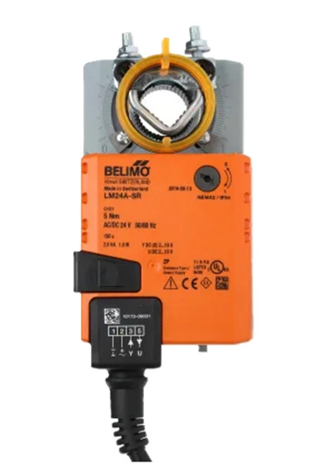 Belimo LM24A-SR Modulating Damper Actuator, 5 Nm, AC/DC 24 V [New]