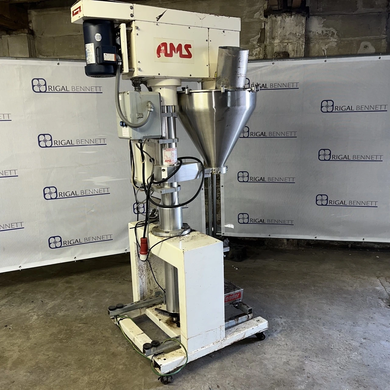 AMS Net Weight Semi-Automatic Auger Filler S/S