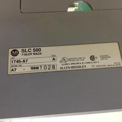 USED ALLEN BRADLEY 1746-P1 SER A / 1746-A7 SER A