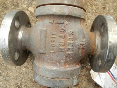 Fisher 1" 300 Rating, 316 Stainless Flanged Control Valve