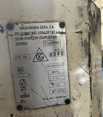 Used GEKA 80S Ironworkers Ohio US | Mohawk Machinery #1325398