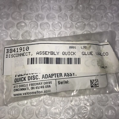 ** New DisConnect Adapter Quick Glue Valco Female (Lot Of 2)#