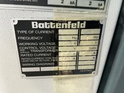 Used 2001 BATTENFELD TM2700/1330 Misc Plastics Equipment Ohio US | HGR 24 #1487036