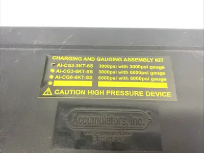 New | in-Stock Accumulators Inc Charging & Gauging Assembly Kit 3000psi SS Hose Measurement Kits Michigan US | Maverick Industrial Sales #1424653