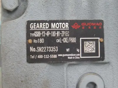 Used GUOMAO GS89-Y3-4P-180-M1-ZPIEC Speed Reducers Texas US | Aucto #1307264