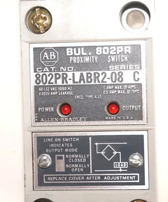 NEW ALLEN BRADLEY 802PR-LABR2-08 PROXIMITY SWITCH SER.C 802PRLABR208