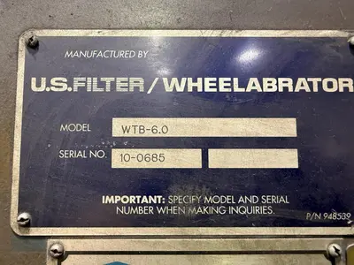 USED US FILTER WTB-6.0
