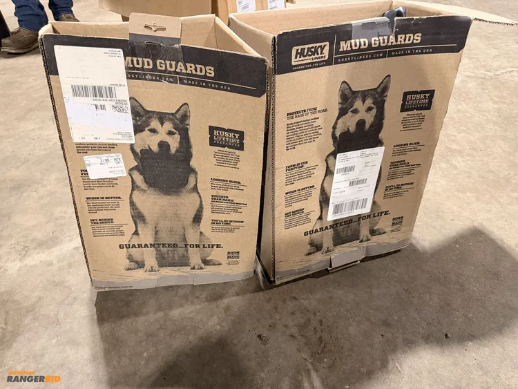 Used HUSKEY NO DRILL MUD GUARD SET 2020-2024 SIERRA 2500 & 3500 Automotive Parts Michigan US | Miedema Asset Management Group #1334713