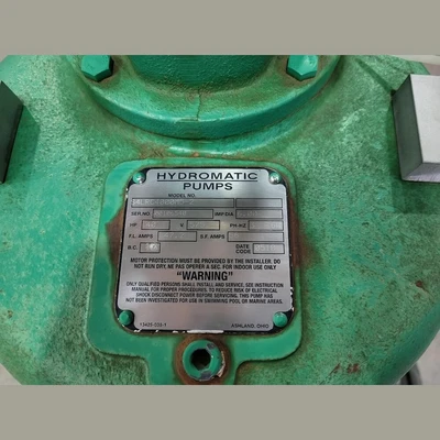 USED PENTAIR HYDROMATIC S4LRC4000M5-2