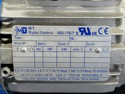 USED 2006 MOTORI ELETTRICI TN56B/2