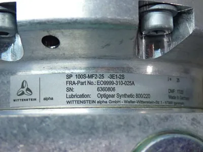 New | in-Stock WITTENSTEIN EO9999310025A / SP100SMF2253E12S Speed Reducers Ohio US | HGR 24 #1064833