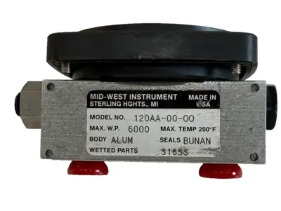 NEW MID WEST INSTRUMENT 120AA-00-00 PRESSURE GAUGE