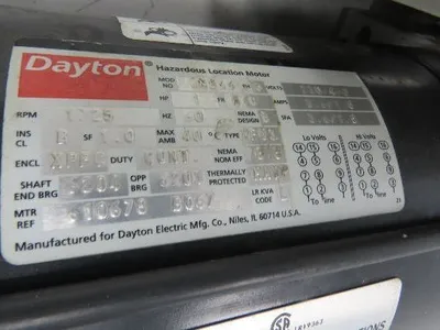 Trivac D16B 2-Stage Rotary Vane Vacuum Pump 70 GPM 12 CFM 1Hp 230/460V 3PH