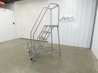 PW Platforms N/A Rolling Ladder 5 Step 14" Work Platform 50" Top Step