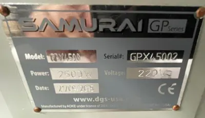 USED 2015 DGS GPX4500