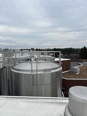 Walker Stainless 20,000 Gallon Jacketed Stainless Steel Storage Tanks SA240/T316L R-717 Lot of 4 1997