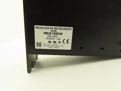 Oriental Motor Co. FBLD120CW Vexta Brushless DC Motor Driver 230V 1Ph