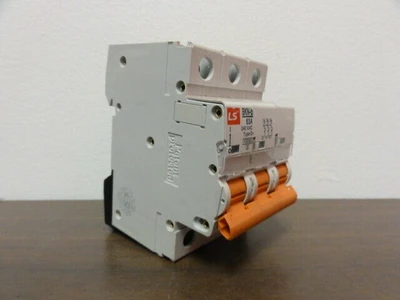 LS Breaker Model BKN-b, 63A, 3-Pole, 240 VAC, Type: D