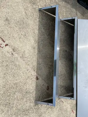 Used John Boos Used John Boos EWS8-1660 Wall Mounted Shelf, 60"W x 16"D, Stainless Steel - SS62 Racks/Shelving Illinois US | Falcon Restaurant Supply #1375906