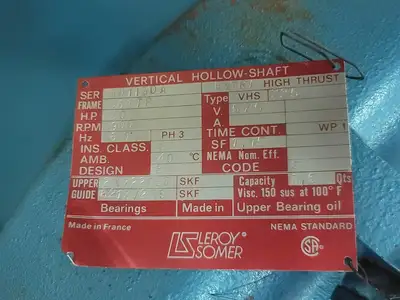 USED LEROY SOMER VHS225S
