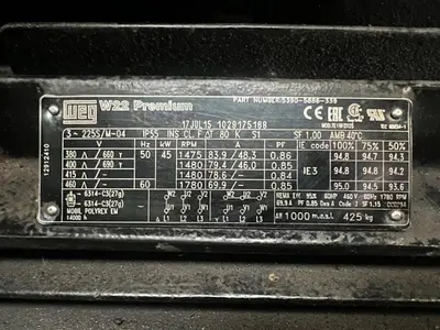 Westfalia FishMaster CF-5000 decanter centrifuge, Duplex SS.