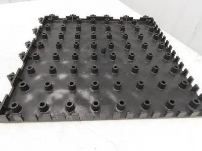Ergonomic Anti Fatigue Modular Interlocking Floor Tile 18"x18" Lot of 6pcs