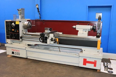 USED 1996 Harrison M550 GH, 3.5" Hole, Steady&Follow, 3&4Jaw, 12.5HP