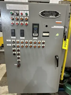 18" X 15" H X 4 STAGE CONTINENTAL EQUIPMENT CORP GAS HEAT STAINLESS STEEL CONVEYOR WASHER, NEW IN 2010: STOCK #21908