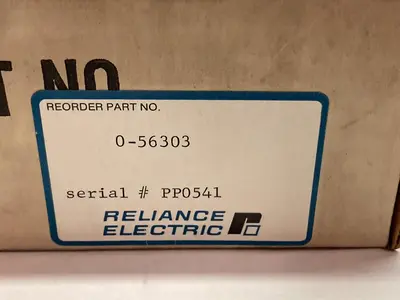 Used RELIANCE ELECTRIC 0-56303 Misc Electrical & Power Parts Ohio US | Surplus Asset Holdings #1242955