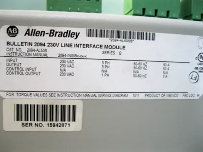 USED Allen-Bradley 2094-AL50S