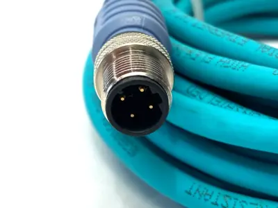 Used Turck Double Ended Ethernet Cordset RJ45 to M12 M/M U-04394 PLC Ethernet Equipment Michigan US | Maverick Industrial Sales #1402523