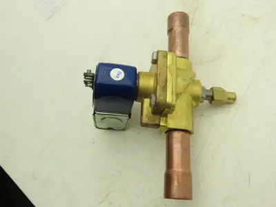 Alco Controls Brass Solenoid Valve 120V 50/60Hz 3/4" Copper Sweat Connection