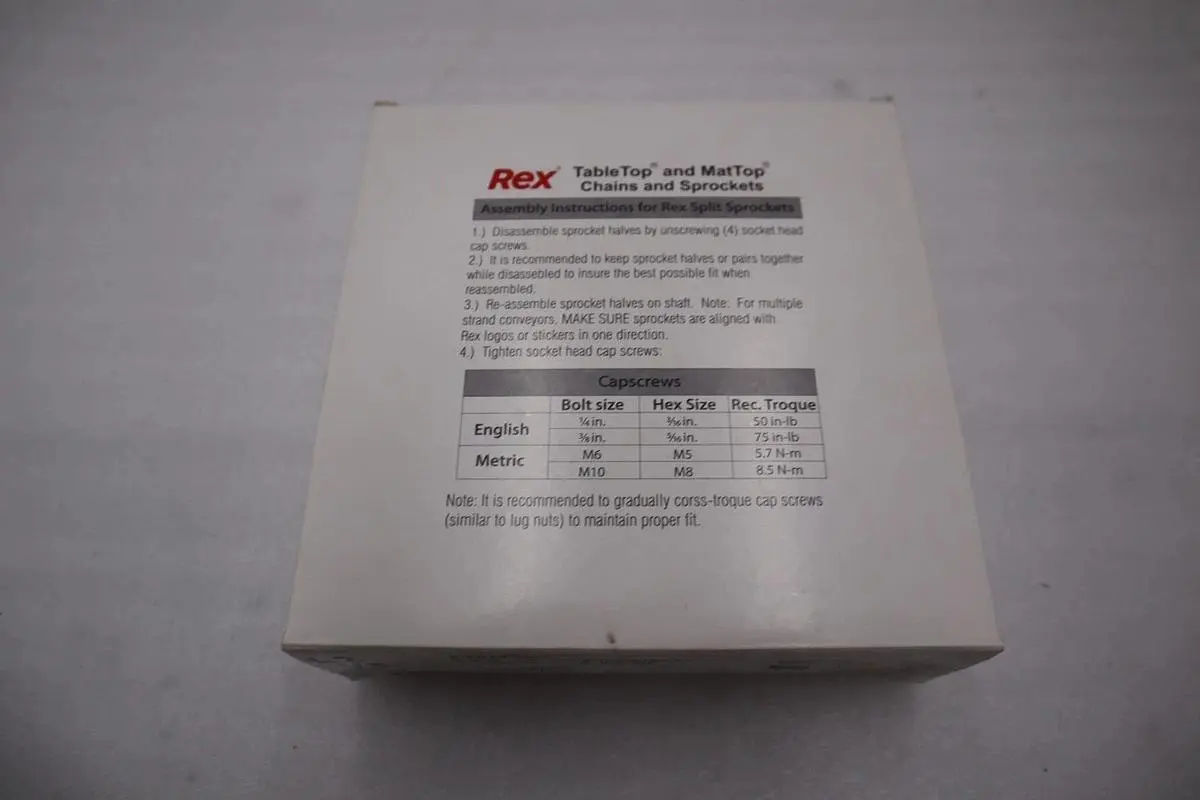 NEW Rexnord NS1500-24T-1-1/2IN 1KW1SS PA  Thermoplastic Split Sprocket STK H1879