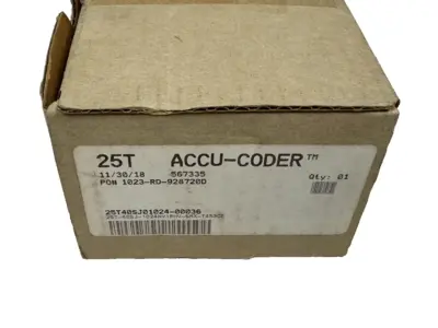 NEW ACCU-CODER 25T-40SJ-1024NV1RHV-SMX-T4S3CE ENCODER